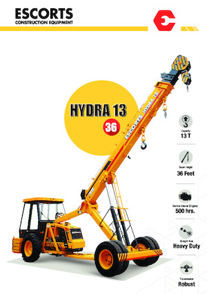 इंडस्ट्रियल मोबाइल क्रेन Escorts Hydra 1336