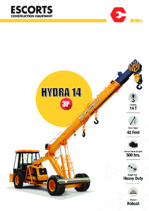 इंडस्ट्रियल मोबाइल क्रेन Escorts Hydra 14 3P