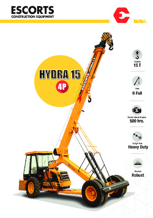इंडस्ट्रियल मोबाइल क्रेन Escorts Hydra 15 4P