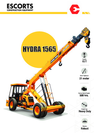 इंडस्ट्रियल मोबाइल क्रेन Escorts Hydra 1565