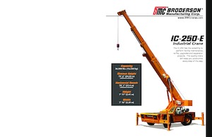 इंडस्ट्रियल मोबाइल क्रेन Broderson IC-250