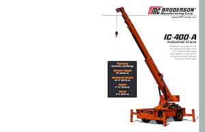 इंडस्ट्रियल मोबाइल क्रेन Broderson IC-400