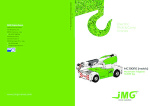 इंडस्ट्रियल मोबाइल क्रेन JMG MC 100RE