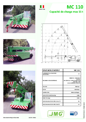 इंडस्ट्रियल मोबाइल क्रेन JMG MC 110