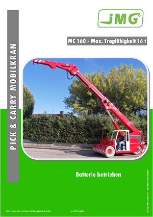 इंडस्ट्रियल मोबाइल क्रेन JMG MC 160