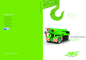 इंडस्ट्रियल मोबाइल क्रेन JMG MC 180S