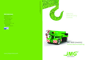 इंडस्ट्रियल मोबाइल क्रेन JMG MC 180S
