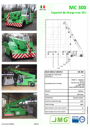 इंडस्ट्रियल मोबाइल क्रेन JMG MC 300