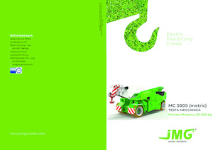 इंडस्ट्रियल मोबाइल क्रेन JMG MC 300S 
