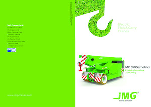इंडस्ट्रियल मोबाइल क्रेन JMG MC 350S 