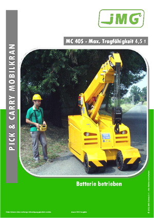 इंडस्ट्रियल मोबाइल क्रेन JMG MC 40 S