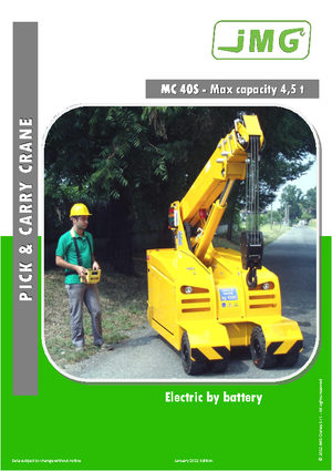 इंडस्ट्रियल मोबाइल क्रेन JMG MC 40 S