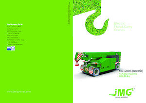 इंडस्ट्रियल मोबाइल क्रेन JMG MC 400S