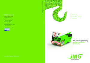 इंडस्ट्रियल मोबाइल क्रेन JMG MC 580S 