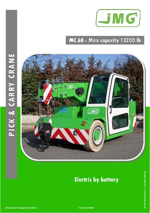इंडस्ट्रियल मोबाइल क्रेन JMG MC 60