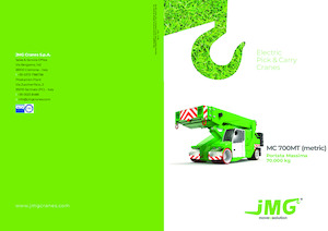 इंडस्ट्रियल मोबाइल क्रेन JMG MC 700MT 