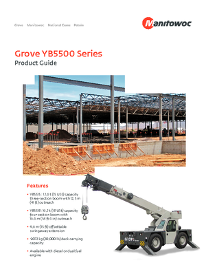 इंडस्ट्रियल मोबाइल क्रेन Grove YB 5518
