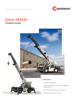 इंडस्ट्रियल मोबाइल क्रेन Grove YB5520