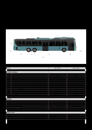 इंटरसिटी बस Volvo Buses 8900 Electric