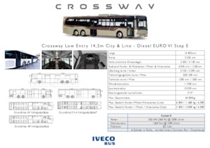 इंटरसिटी बस Iveco Crossway LE Line 14,5m 