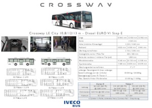 इंटरसिटी बस Iveco Crossway LE City 13m 