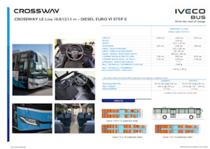 इंटरसिटी बस Iveco Crossway LE Line 10,8m