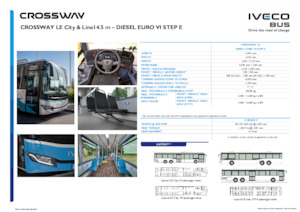 इंटरसिटी बस Iveco Crossway LE Line 14,5m