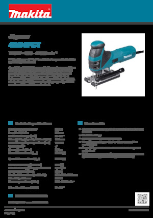जिगसॉ Makita 4351FCT