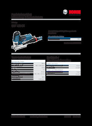 जिगसॉ Bosch GST 150 CE