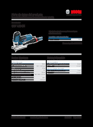 जिगसॉ Bosch GST 150 CE