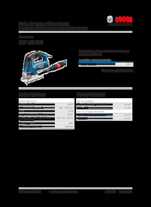जिगसॉ Bosch GST 160 BCE