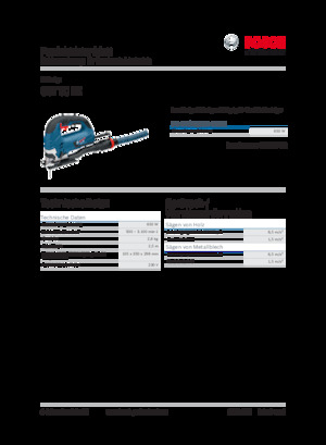 जिगसॉ Bosch GST 90 BE
