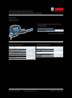 जिगसॉ Bosch GST 90 BE