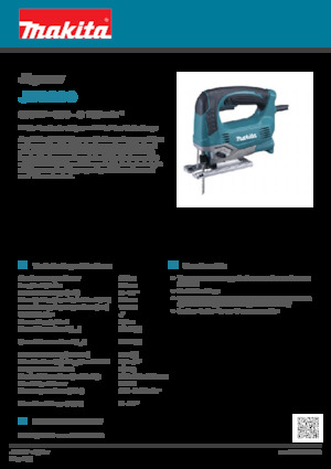 जिगसॉ Makita JV0600