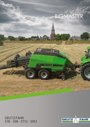 स्क्वायर बेलर DEUTZ-FAHR BigMaster 5712