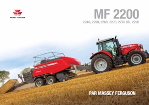 स्क्वायर बेलर Massey Ferguson MF 2270XDTP