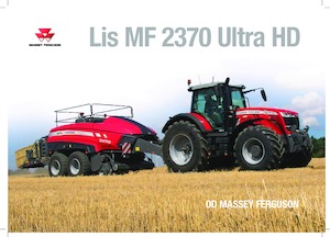 स्क्वायर बेलर Massey Ferguson MF 2370UHDTP