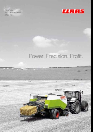 स्क्वायर बेलर Claas Quadrant 2100 RC