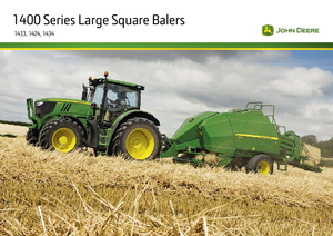 स्क्वायर बेलर John Deere 1424 C