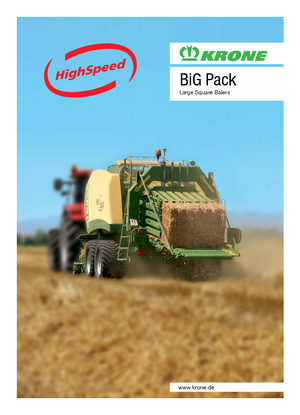 स्क्वायर बेलर Krone Big Pack 1290 HDP