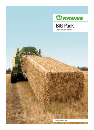 स्क्वायर बेलर Krone Big Pack 890