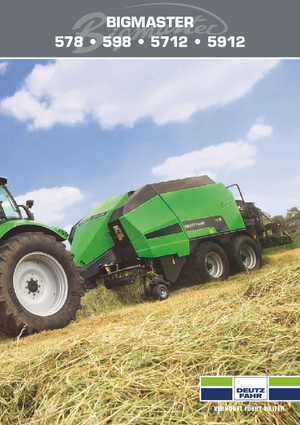 स्क्वायर बेलर DEUTZ-FAHR BigMaster 5712