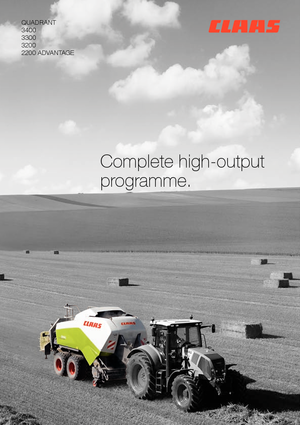 स्क्वायर बेलर Claas Quadrant 3300 RF