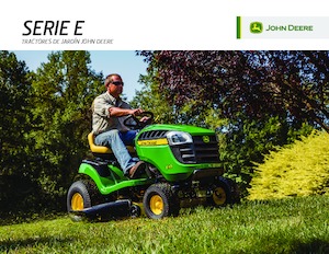 राइडिंग लॉन मोवर और गार्डन ट्रैक्टर John Deere E110