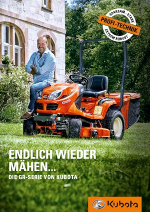 राइडिंग लॉन मोवर और गार्डन ट्रैक्टर Kubota GR1600-II 