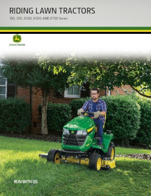 राइडिंग लॉन मोवर और गार्डन ट्रैक्टर John Deere S140