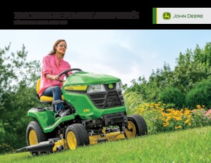 राइडिंग लॉन मोवर और गार्डन ट्रैक्टर John Deere X390