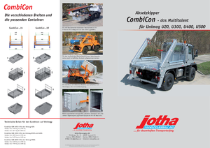 लिफ्ट-ऑफ टिपर Jotha CombiCon 8518 DIN