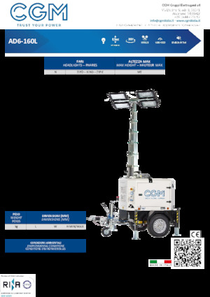 लाइट टावर CGM AD6-160L