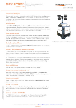 लाइट टावर Generac Mobile Cube Hybrid